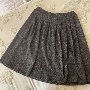 Eileen Fisher Organic Cotton/Wool Gray Skirt Sz XXS